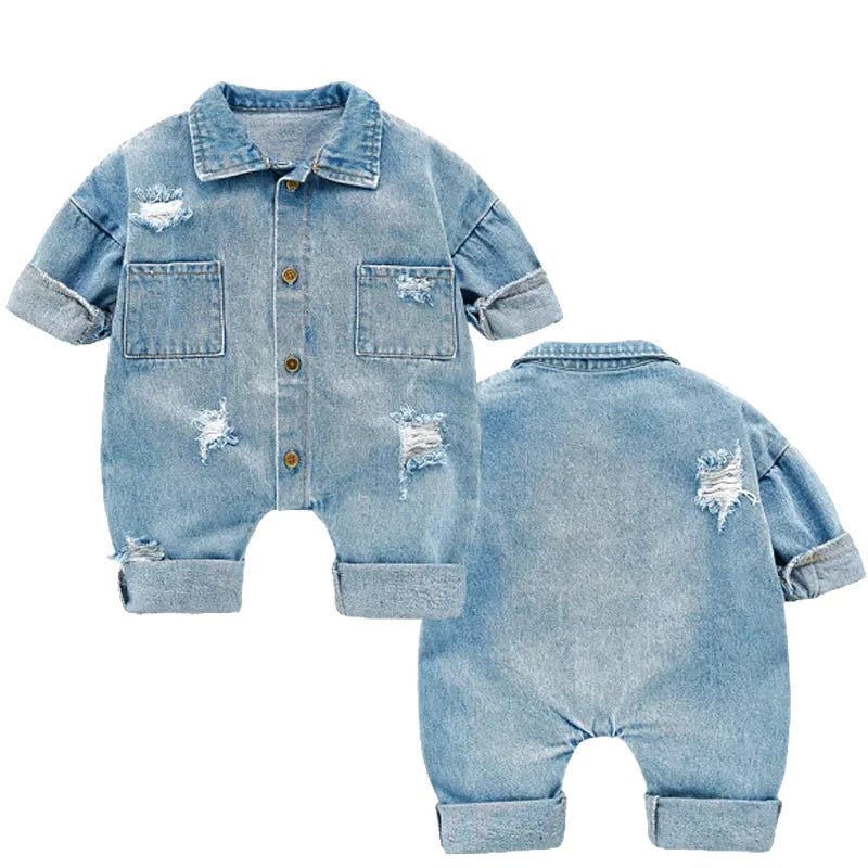 Men's Denim Jumpsuit